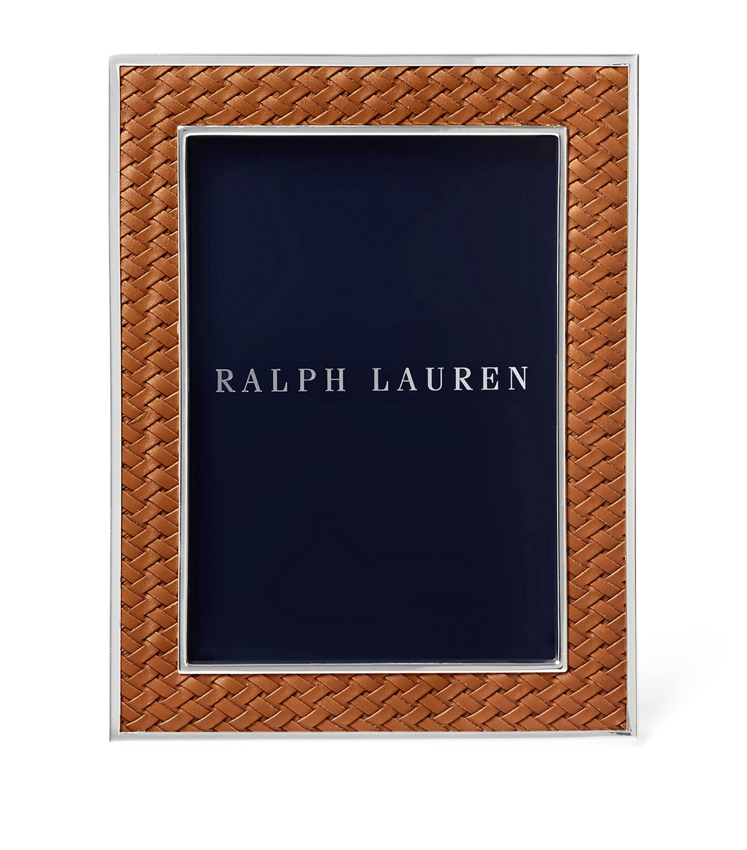 Ralph Lauren Home Leather Brockton Frame 6.5 x 8.5 inches, imported from the UK