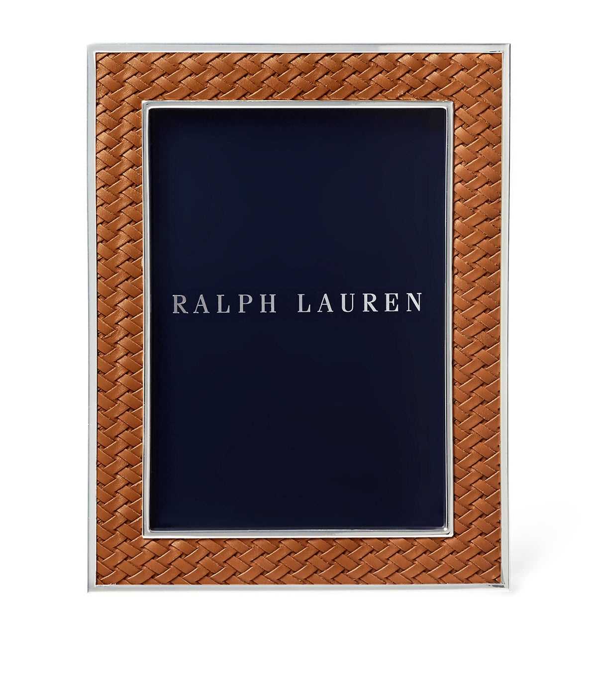 Ralph Lauren Home Leather Brockton Frame 6.5 x 8.5 inches, imported from the UK