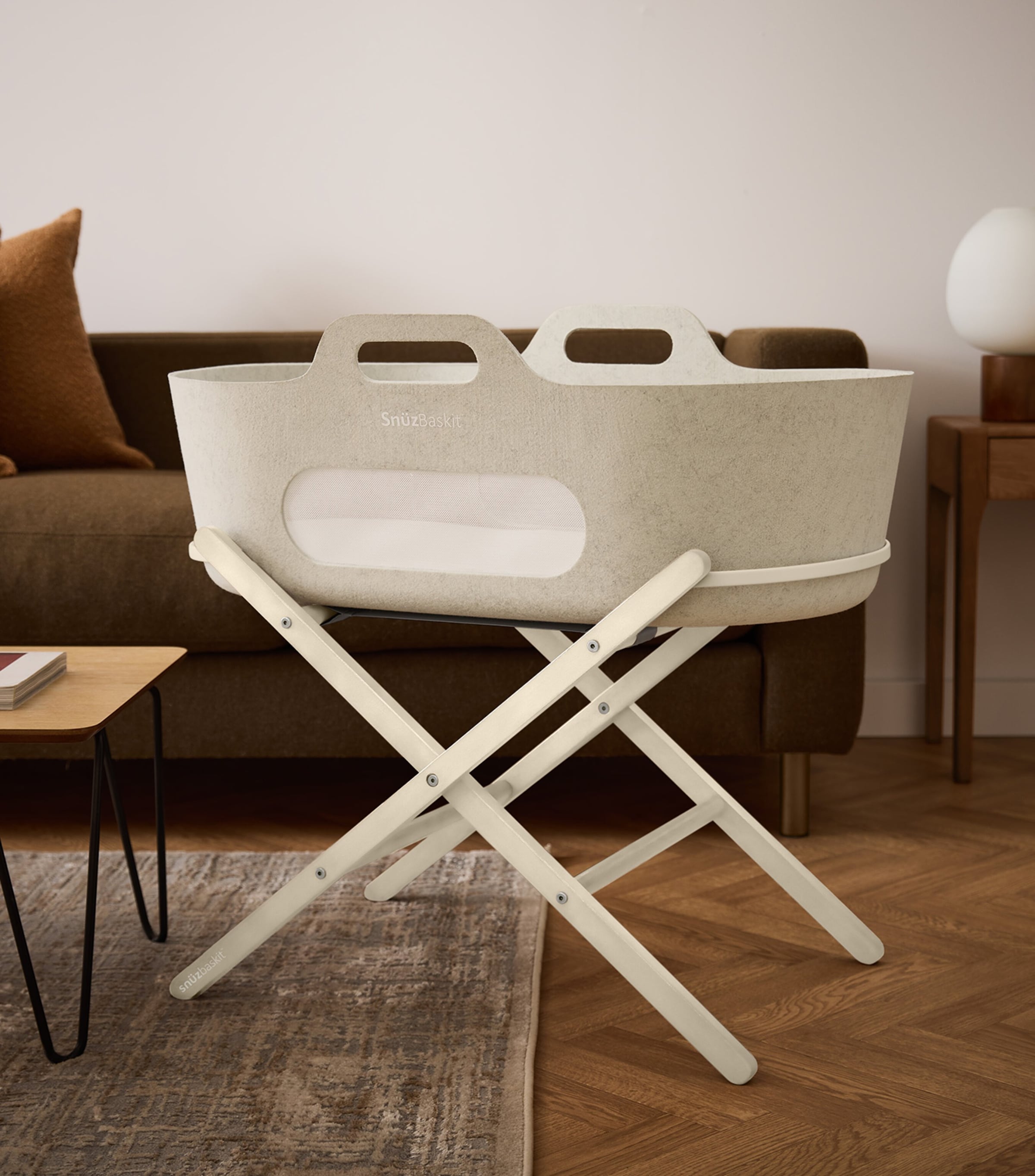 Snüz SnüzBaskit Barley Moses basket and stand, UK version