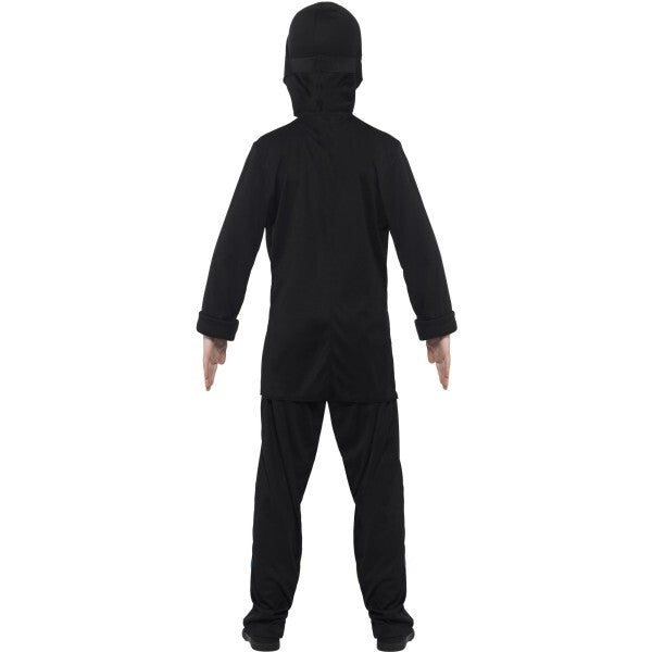 Smiffys Ninja Assassin Costume black and blue, UK version