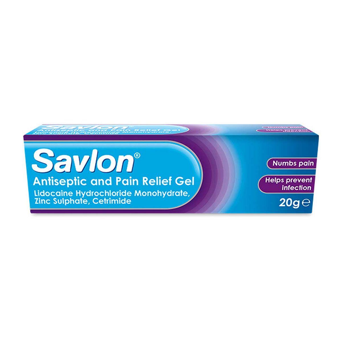 Savlon Antiseptic and Pain Relief Gel - 20g First Aid Boots   