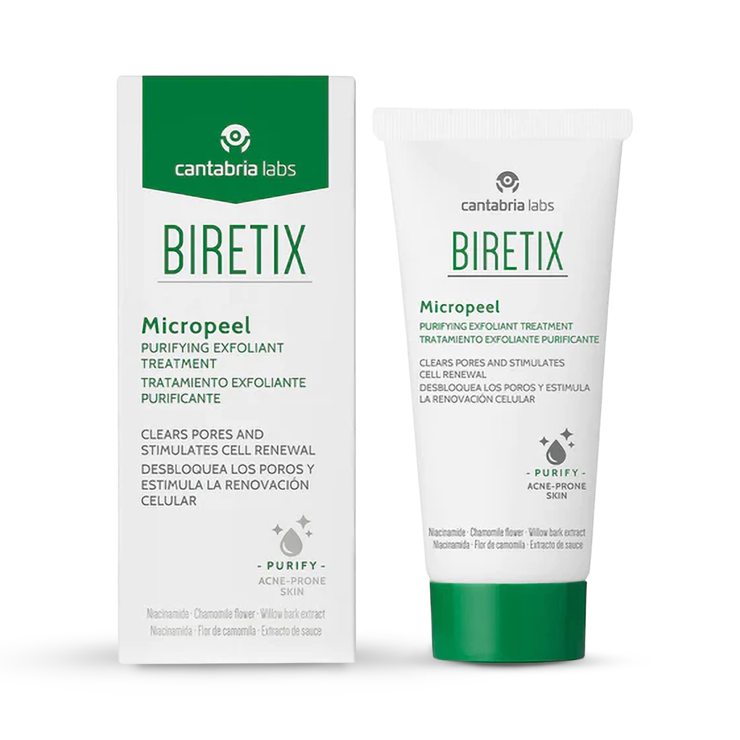 Biretix Micropeel purifying exfoliator 50ml, imported from the UK