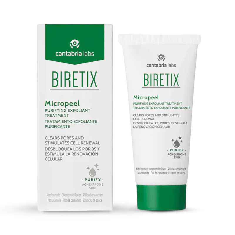 Biretix Micropeel purifying exfoliator 50ml, imported from the UK