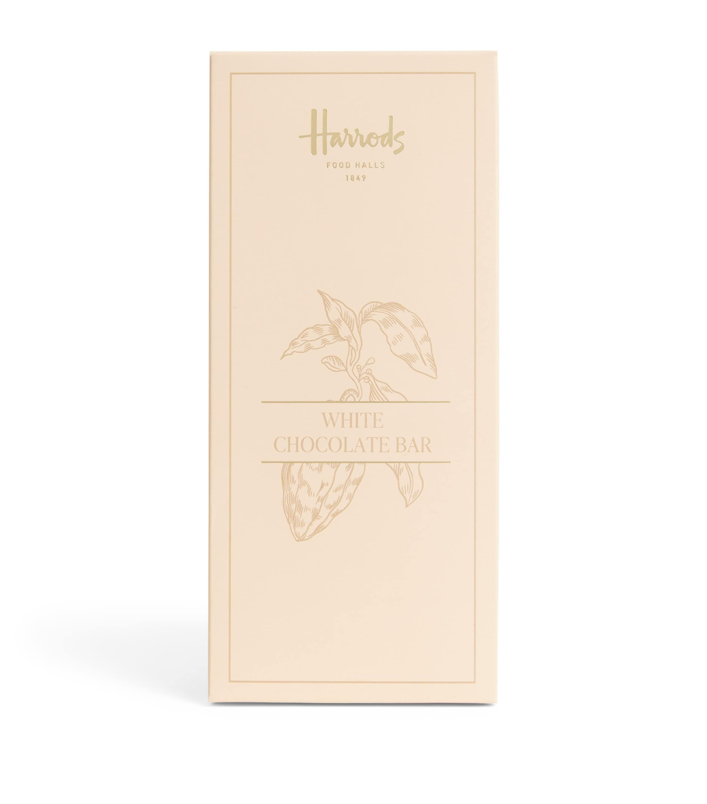 Harrods white chocolate bar 80g, imported from the UK