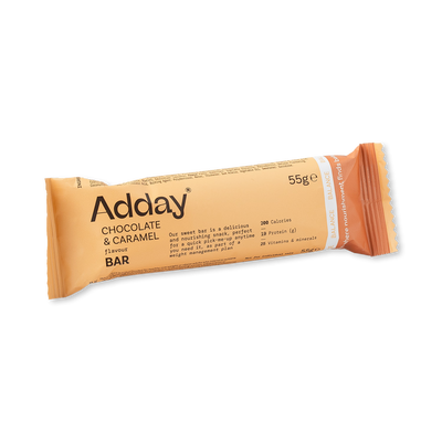 Holland & Barrett Adday Chocolate & Caramel Total Diet Replacement Bar 55 g- Buy online at McGrocer