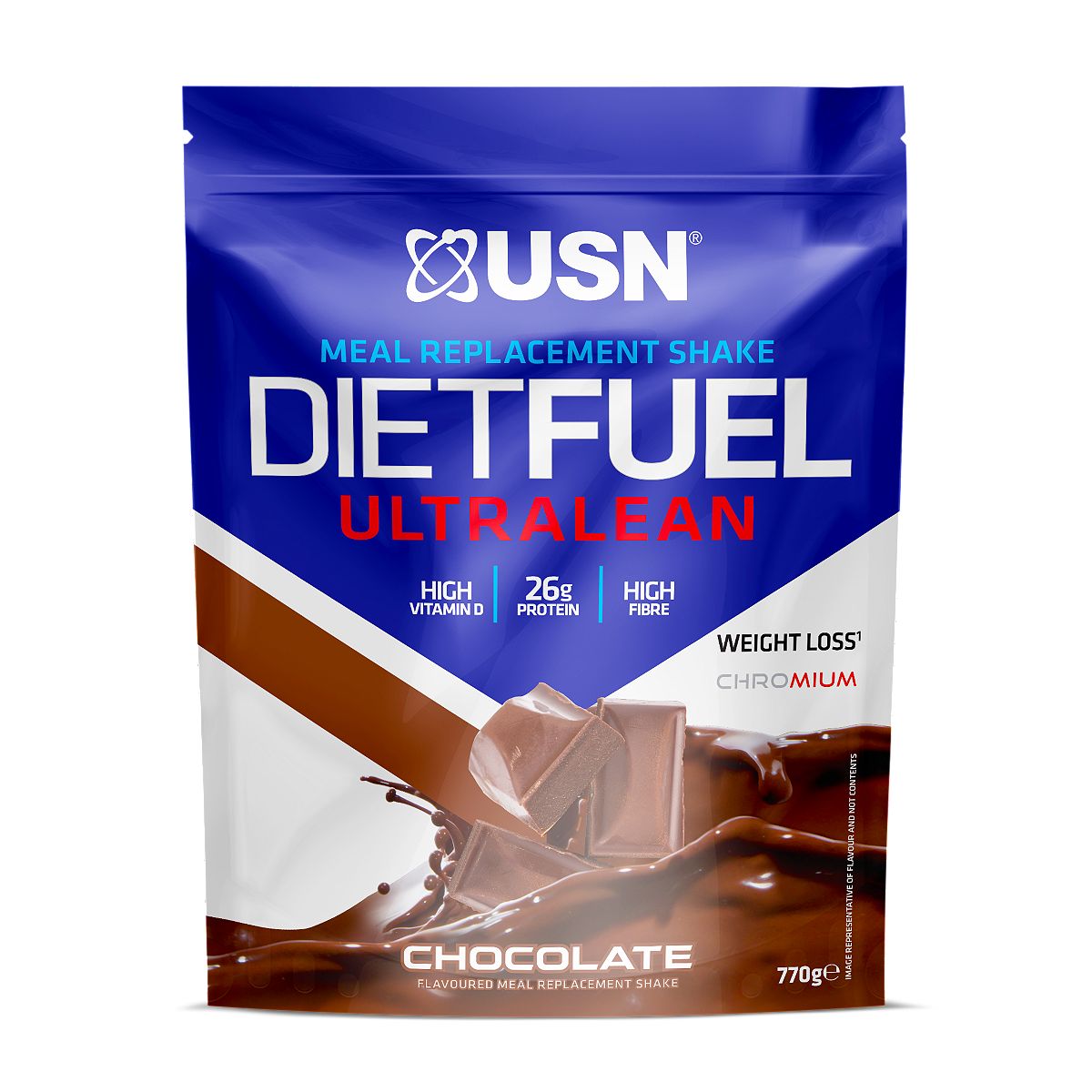 USN Diet Fuel Ultralean Chocolate - 770g GOODS Boots   