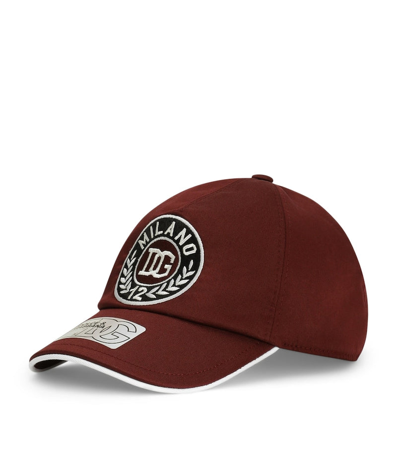 Dolce&Gabbana Kids cotton logo baseball cap - British product