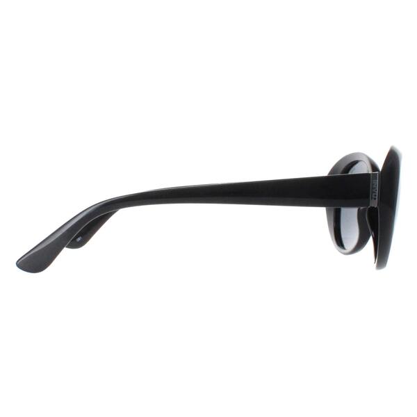 INVU B2022 black grey polarised women sunglasses oval frame, UK version