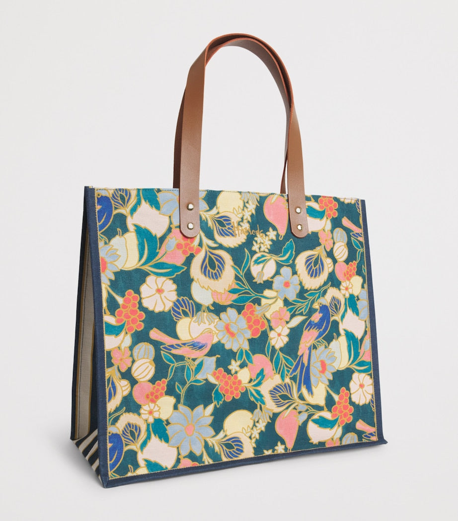 Harrods large Enchanted Emporium juco tote bag, UK version
