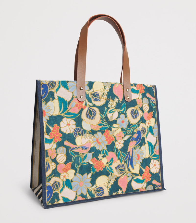 Harrods large Enchanted Emporium juco tote bag, UK version
