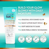 VeganTan self tanning lotion medium to dark 200ml, imported from the UK