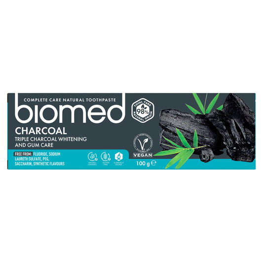 Biomed Charcoal Complete Care Natural Toothpaste 100g toothpaste Sainsburys   