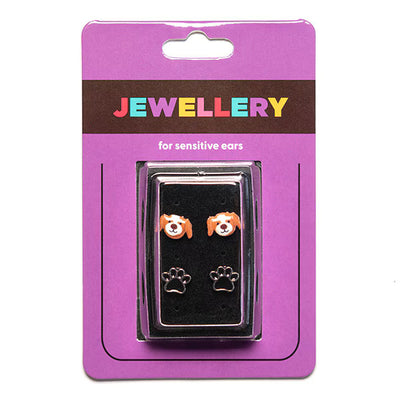 Sensation Smykker Studs Dual Paw Øredobber