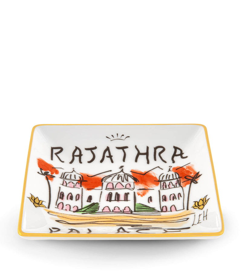 GINORI 1735 Rajathra Palace decorative tray 13.5cm - British product