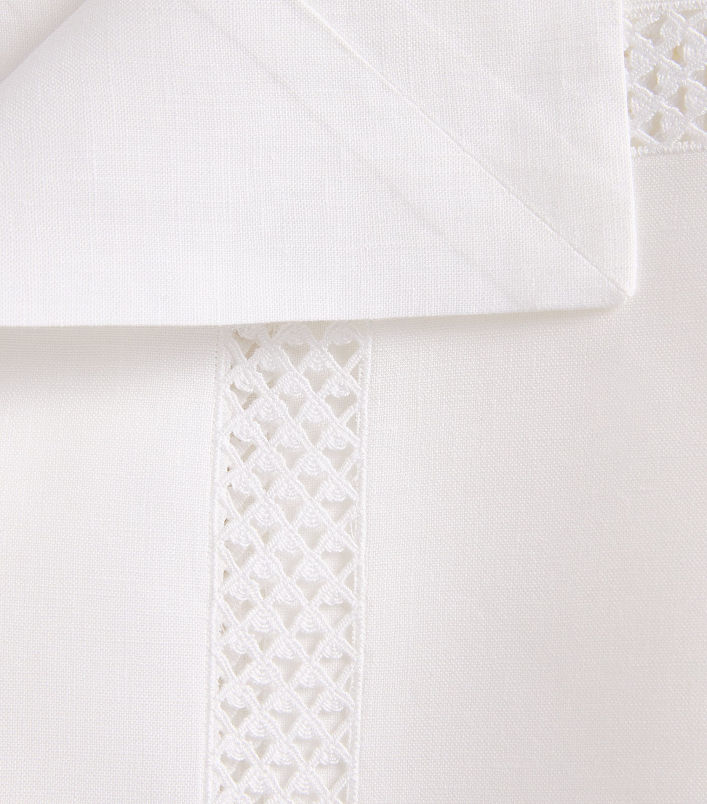 Dea Linen Embroidered Liri Tablecloth 170cm x 270cm - British product