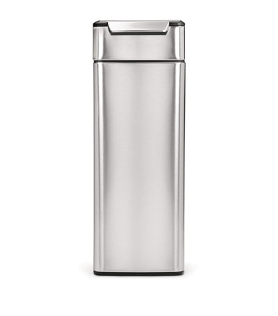 Harrods Simplehuman Slim Brushed Steel Pedal Bin 40L- Buy online at McGrocer