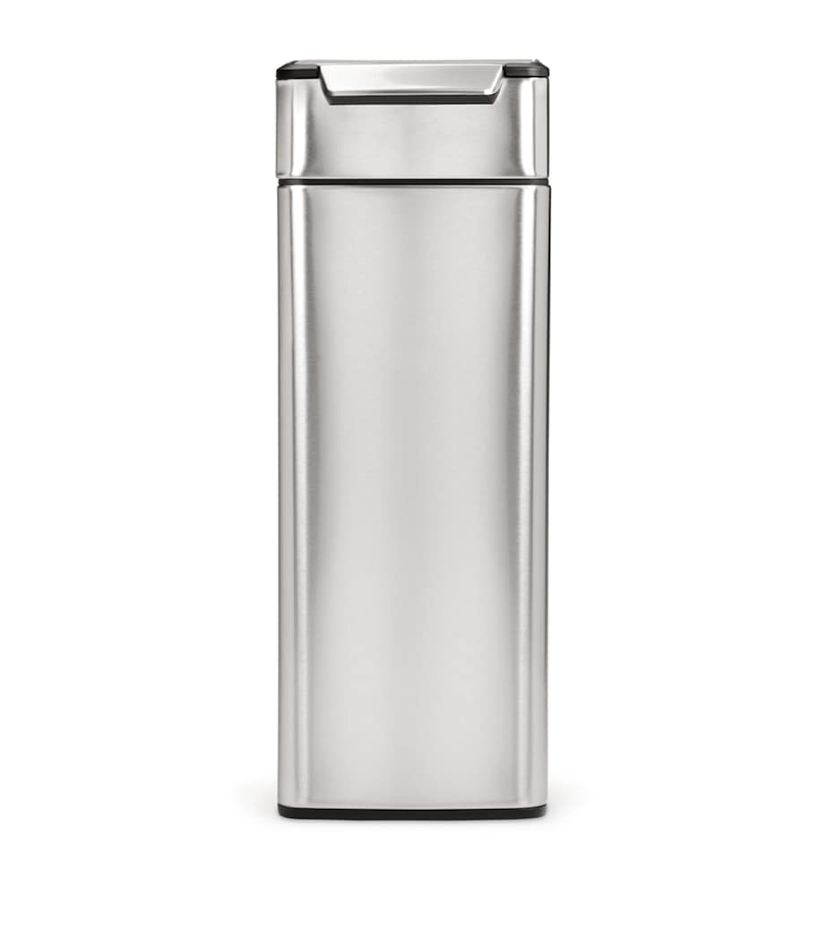 Simplehuman slim brushed steel pedal bin 40L (British brand)