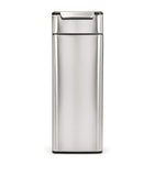 Simplehuman slim brushed steel pedal bin 40L (British brand)