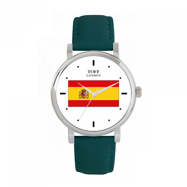 Toff London ladies Spain flag watch 38mm (British brand)