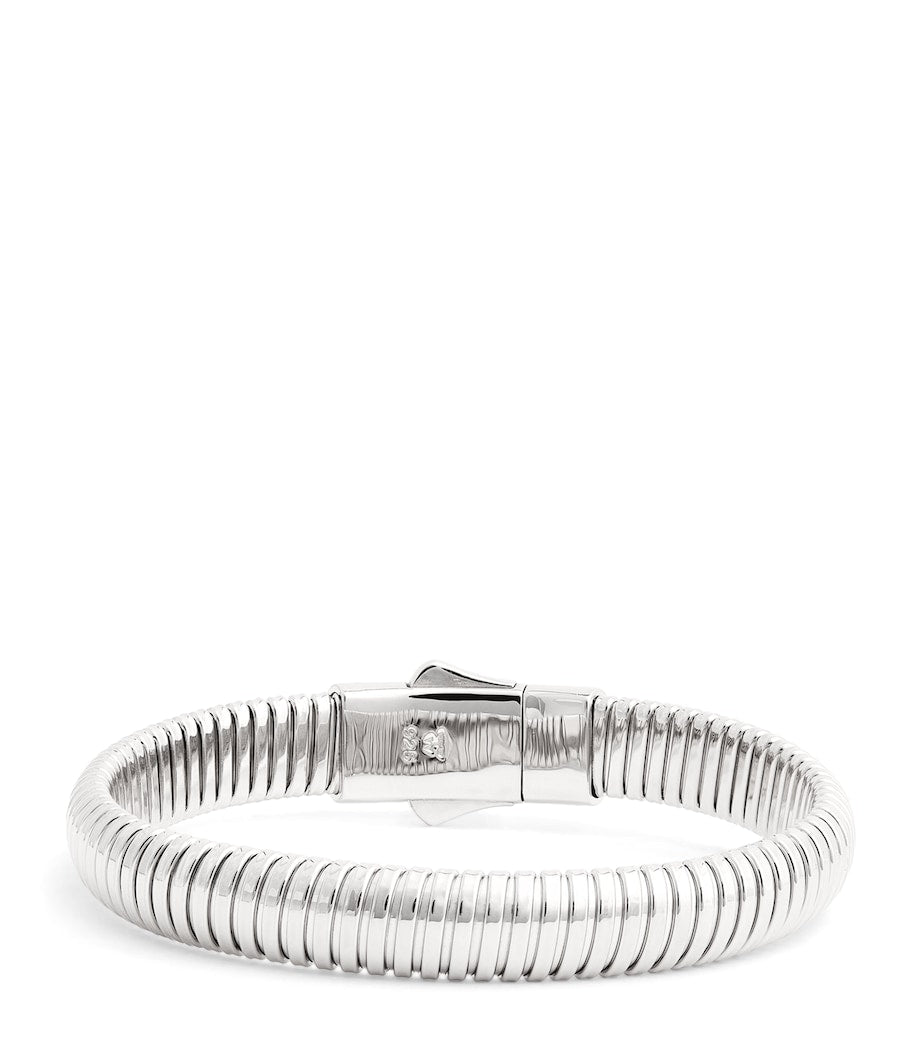 Tom Wood Tubogas bracelet in recycled sterling silver (British brand)