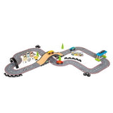 Bigjigs Rail Wooden Roadway Race Day Playset GOODS Superdrug   