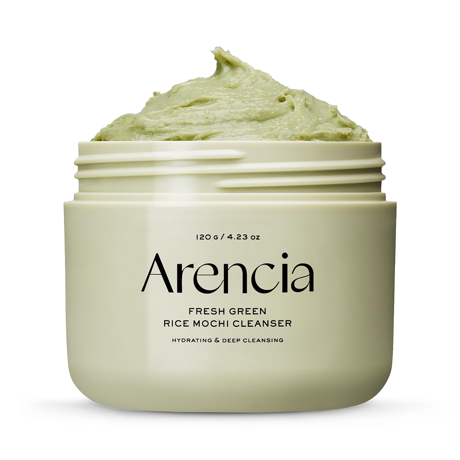 Arencia Fresh Green Mochi Cleanser 120g, imported from the UK