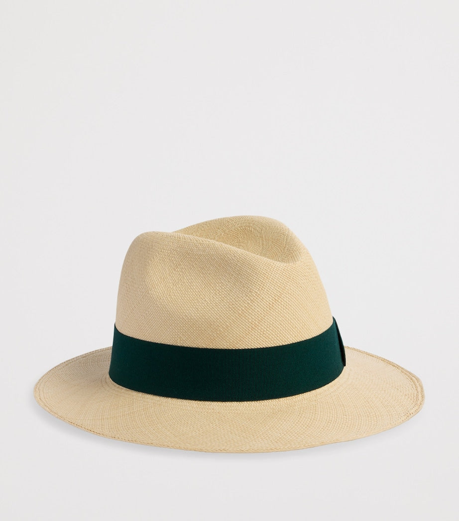 Dunhill straw trilby hat, UK version