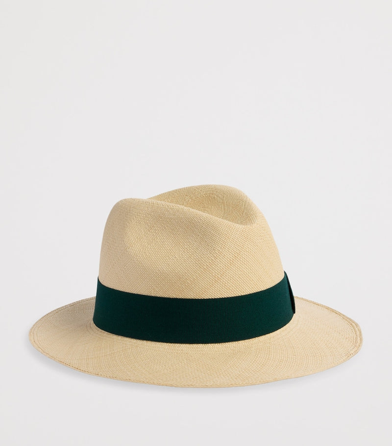 Dunhill straw trilby hat, UK version