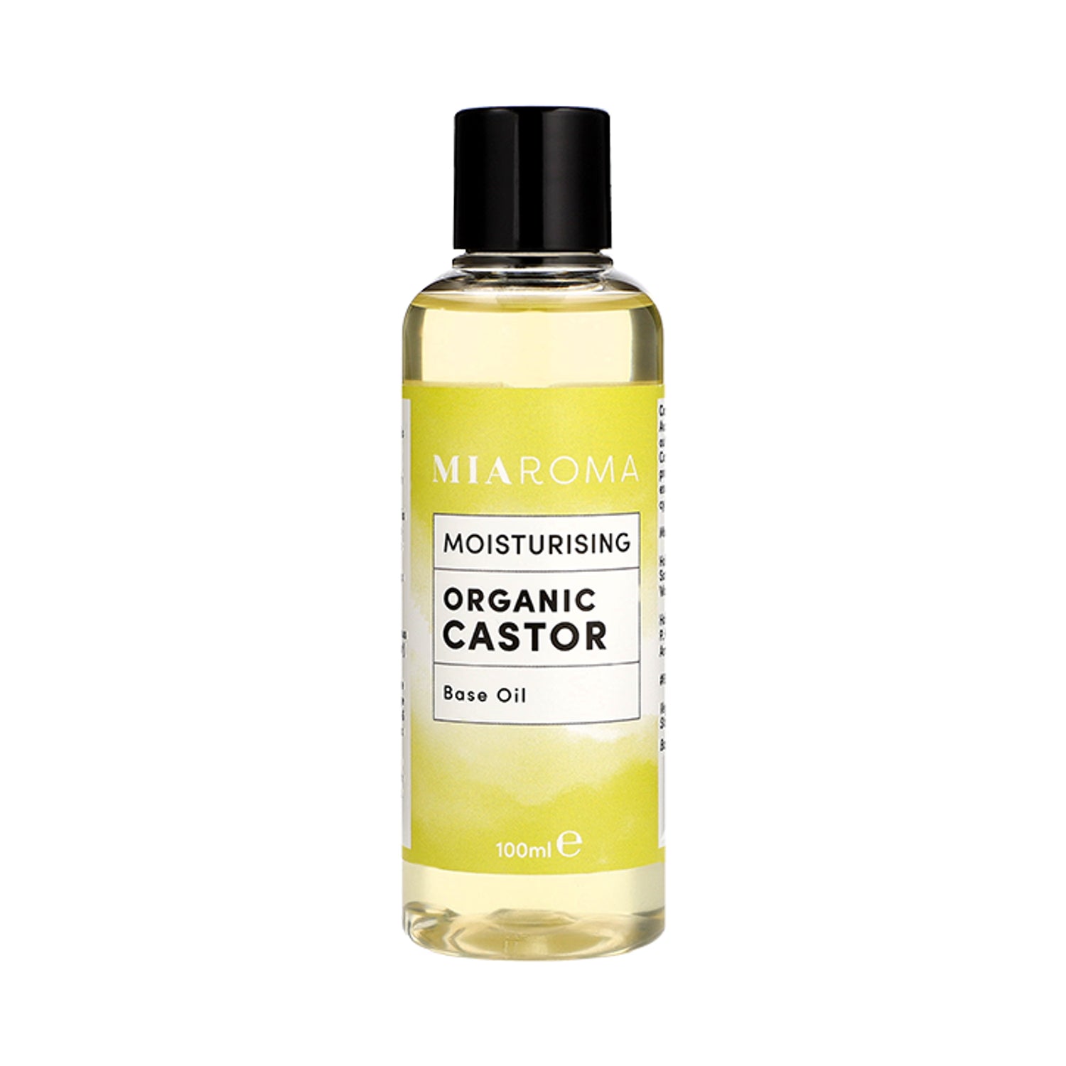 Miaroma Organic Castor Base Oil 100ml, imported from the UK