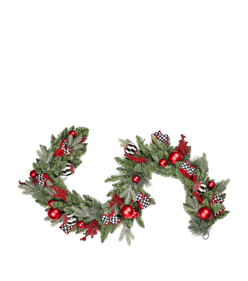 MacKenzie-Childs Courtly Check illuminated garland 182cm - British product