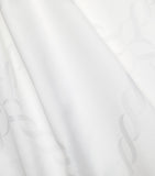 Pratesi Super King flat sheet with striped chain motif, 300cm x 270cm, imported from the UK