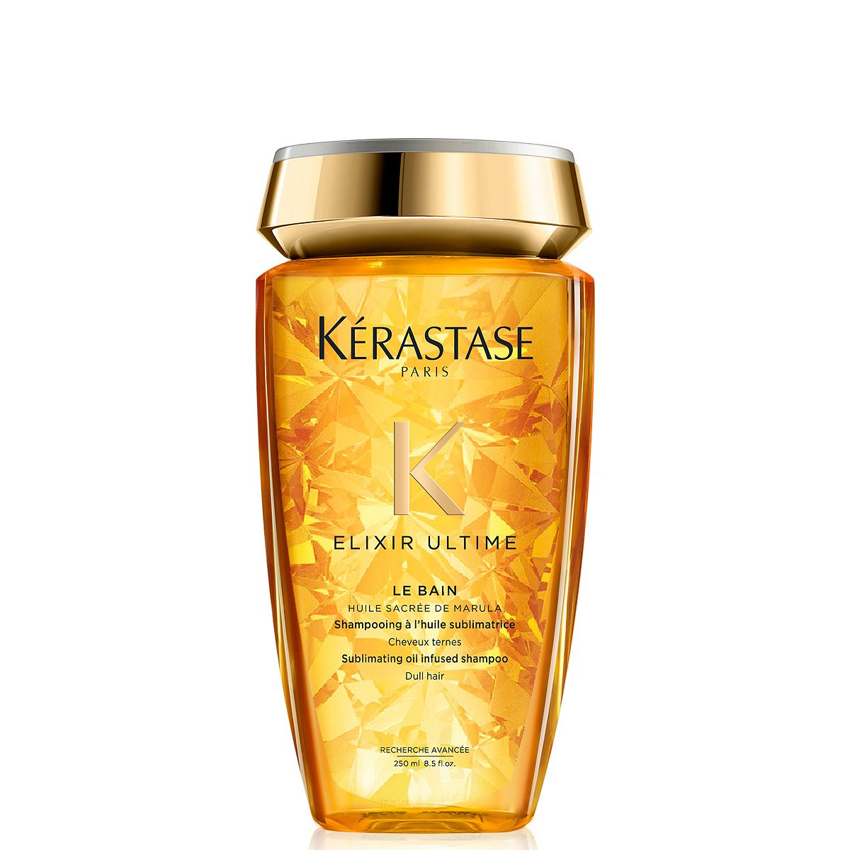 Kérastase Elixir Ultime, Oil-infused Shine Shampoo, For Dull Hair, With 5 Precious Oils, Elixir Ultime Bain, 250ml GOODS Boots   