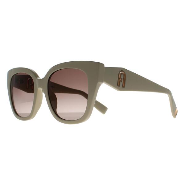 Furla SFU812 beige gradient women sunglasses (British brand)