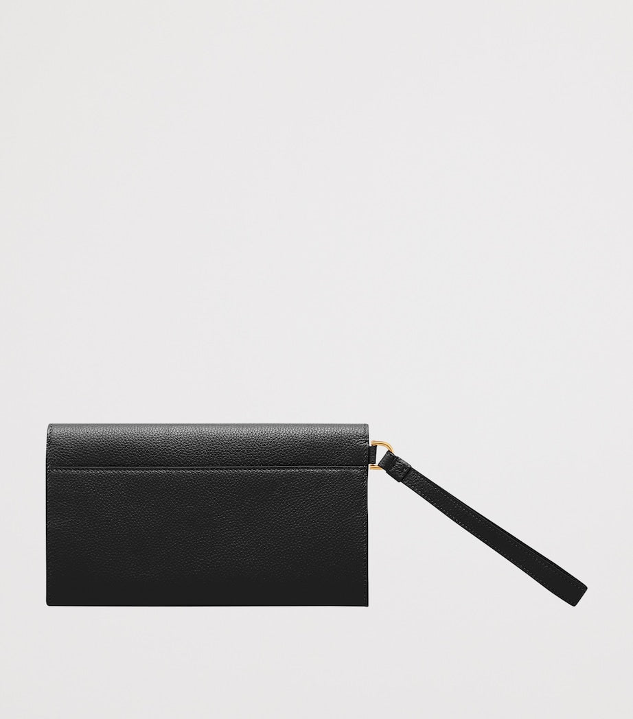 TOM FORD Tara Handgelenktasche aus glattem Kalbsleder - Britisches Produkt