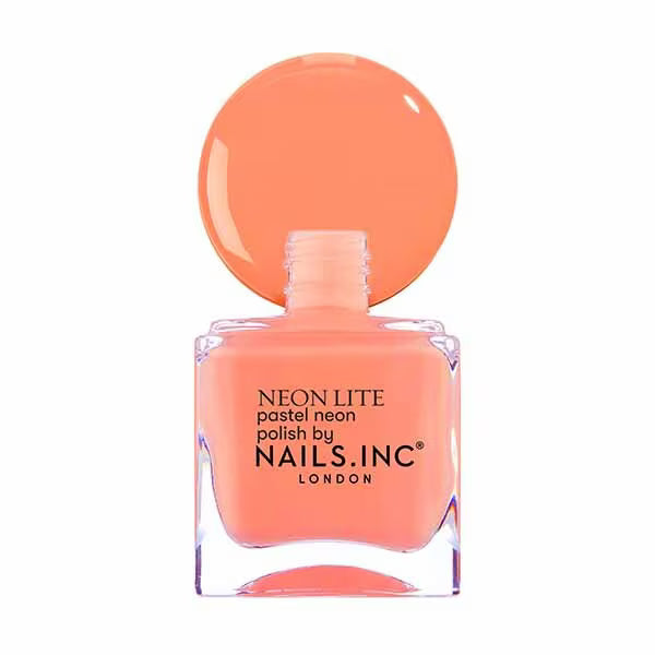 Nails.INC Brighton Grove neon polish 14ml, imported from the UK