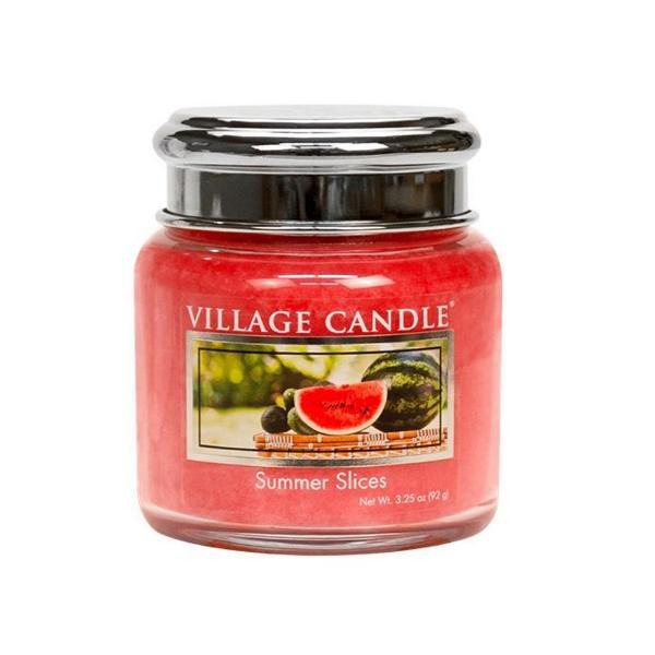 Village Candle Summer Slices glass jar candle, imported from the UK