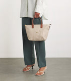 Harrods tote bag made from recycled nylon and leather, imported from the UK