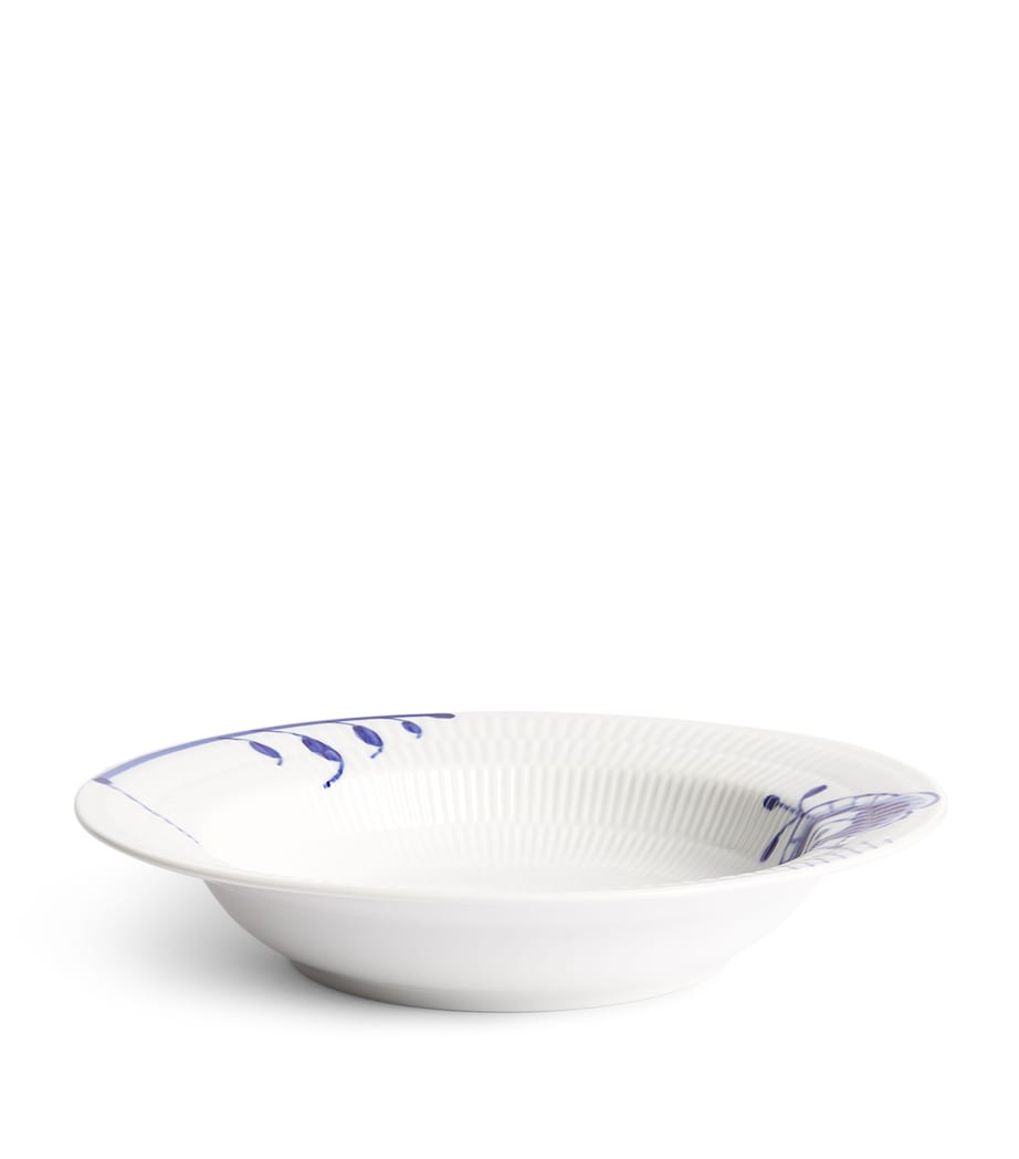 Royal Copenhagen Blue Fluted Mega deep plate 21cm, imported from the UK