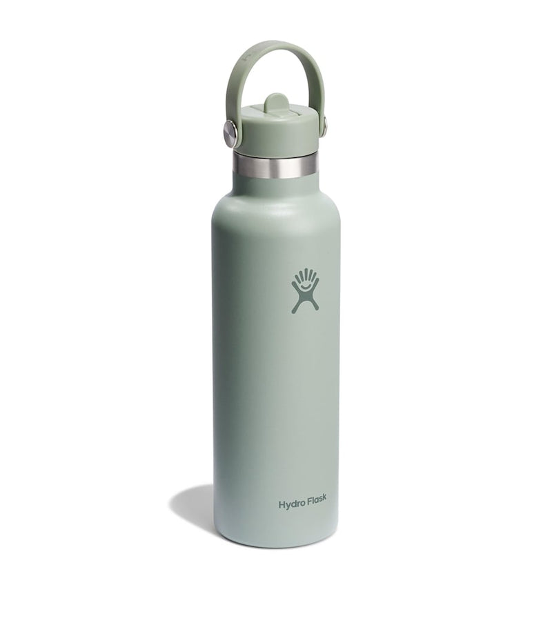 Hydro Flask Standard Mouth Bottle with Flex Straw Cap 621ml, UK version
