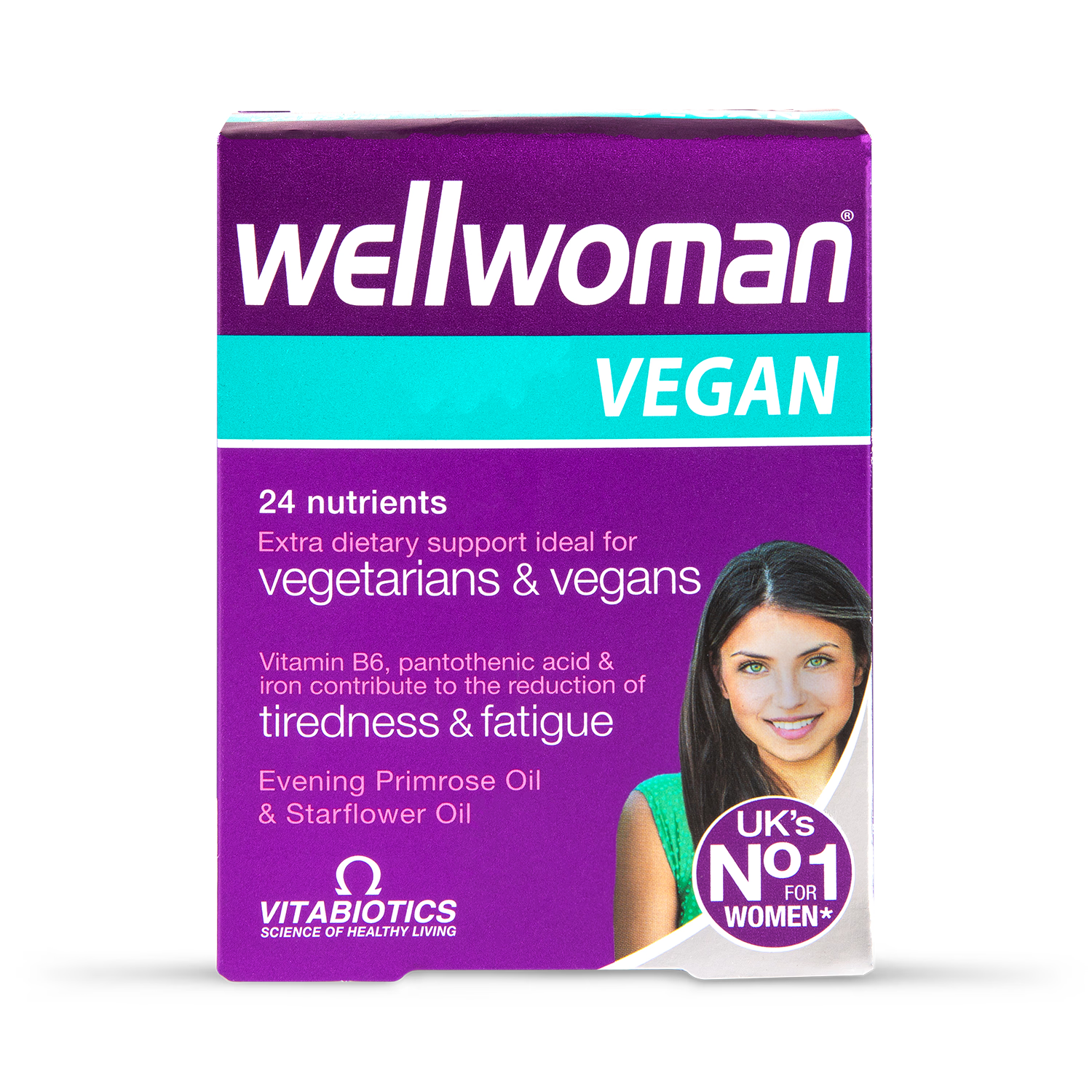 Vitabiotics Wellwoman Vegan 60 tablets (British brand)