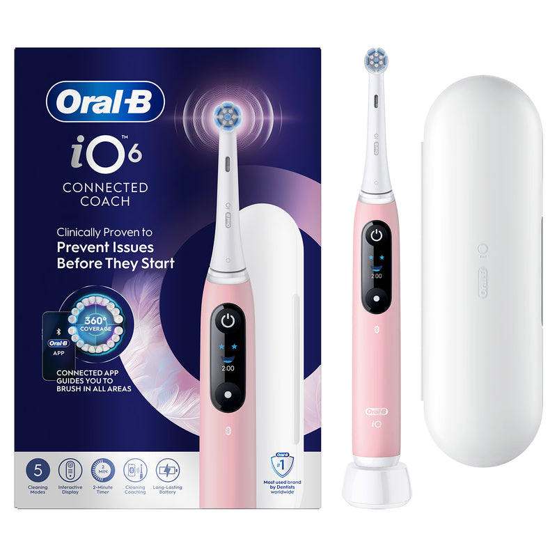 Oral-B iO 6 electric toothbrush pink - British product