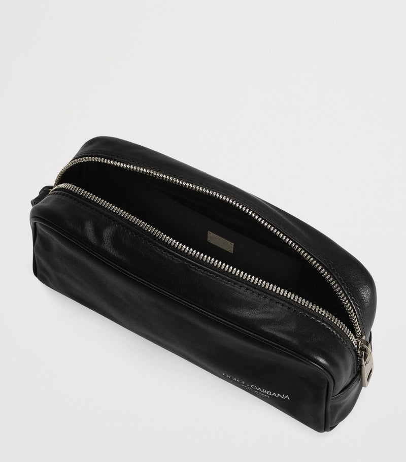 Dolce&Gabbana leather logo pouch - British product