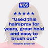VO5 Extra Firm Hold Hairspray 400ml (British brand)