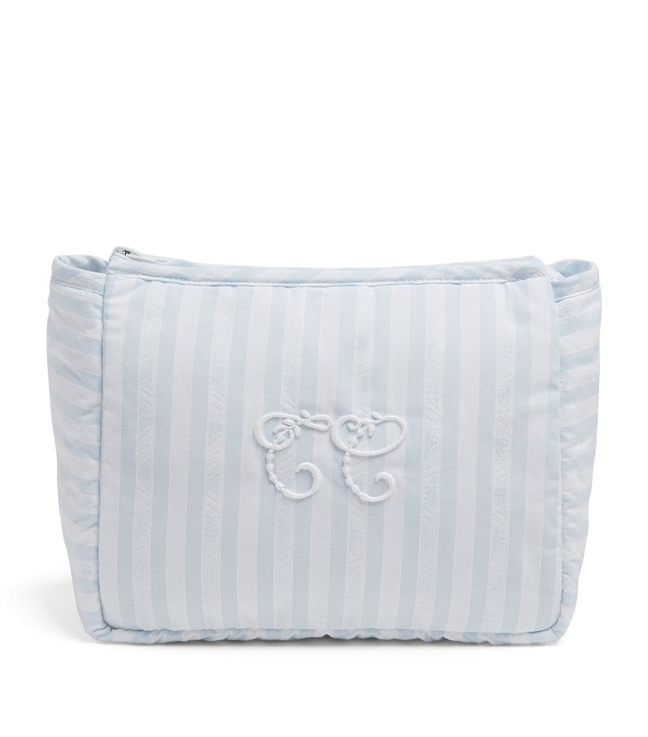 Tartine et Chocolat striped changing bag, pastel stripe print, UK version