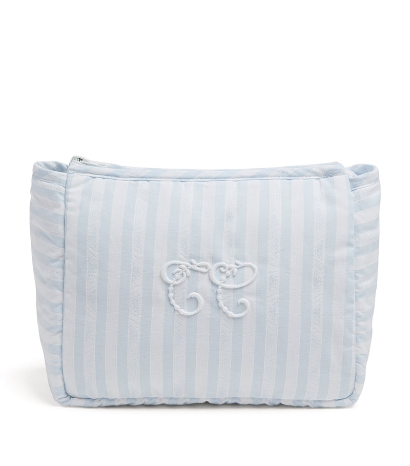 Tartine et Chocolat striped changing bag, pastel stripe print, UK version