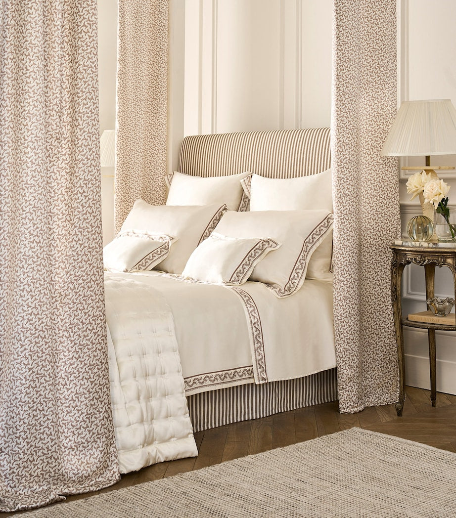 Gingerlily silk Fern Vine king duvet cover 220cm x 200cm, UK version