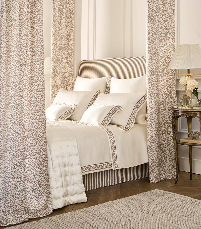 Gingerlily silk Fern Vine king duvet cover 220cm x 200cm, UK version