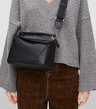 LOEWE Puzzle Edge top-handle bag in calfskin leather (British brand)