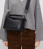LOEWE Puzzle Edge top-handle bag in calfskin leather (British brand)