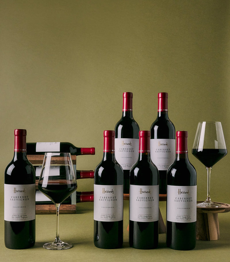 Harrods Cabernet Sauvignon Paso Robles red wine 12 bottles, UK version